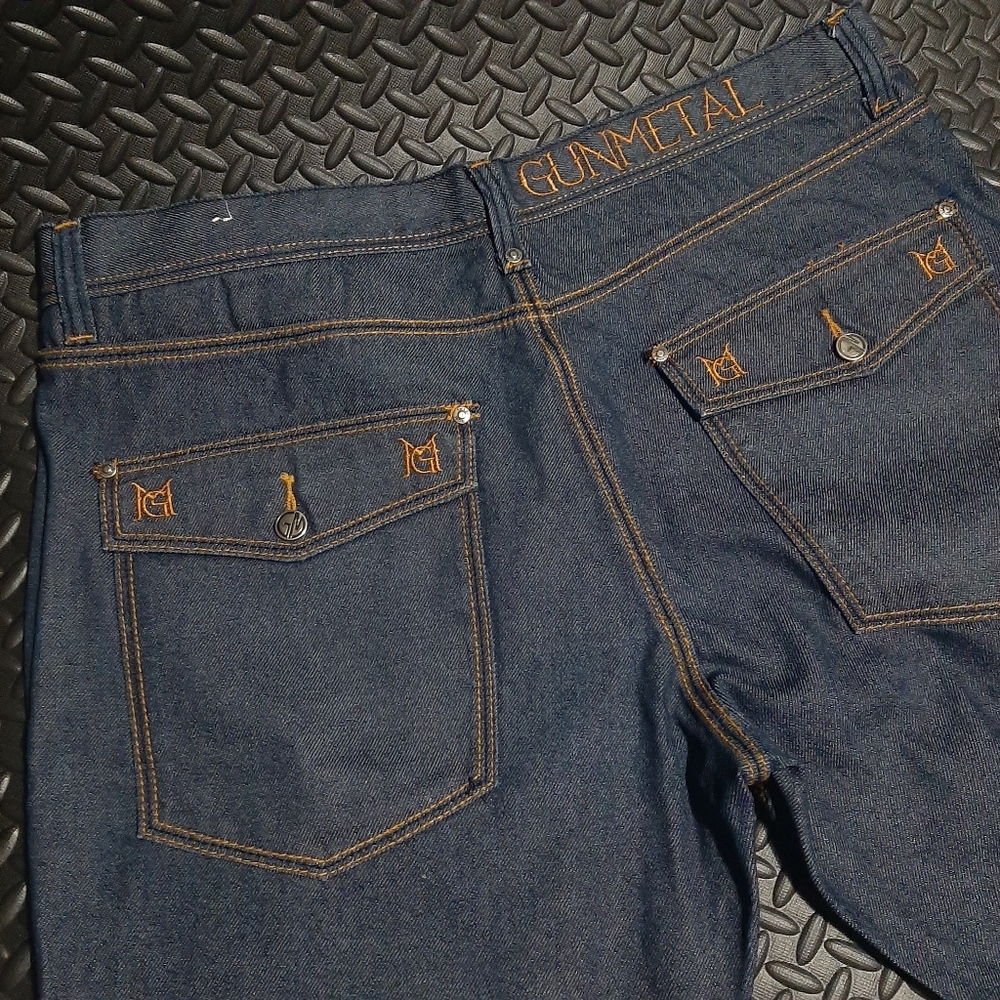 Gunmetal Denim Jeans Size 40×29